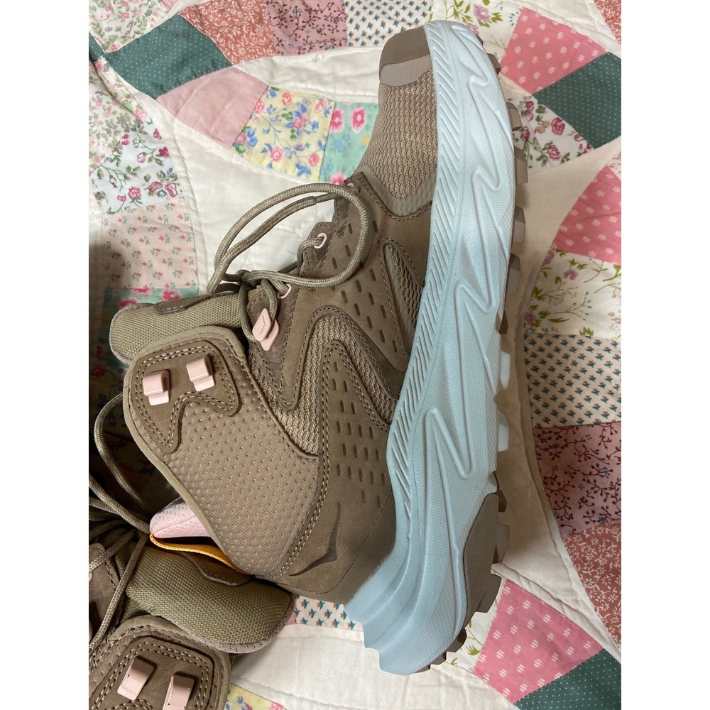 Hoka One One Anacapa 2 Mid GTX Hiking Boots Dune Pink Womens 11 1142831 Gore-Tex - Picture 6 of 11